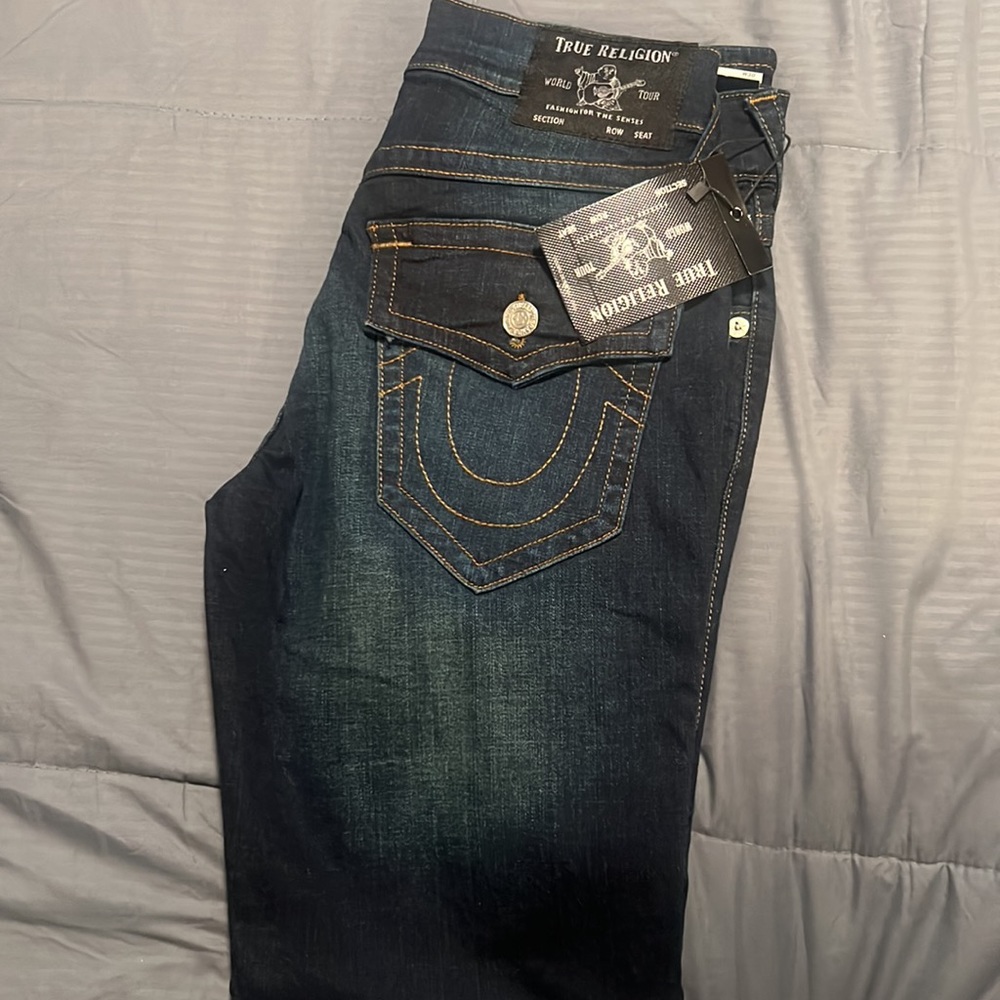 NWT MEN’S TRUE RELIGION RICKY FLAP  RELAXED STRAIGHT SN 32 INSEAM 30 (32/30)